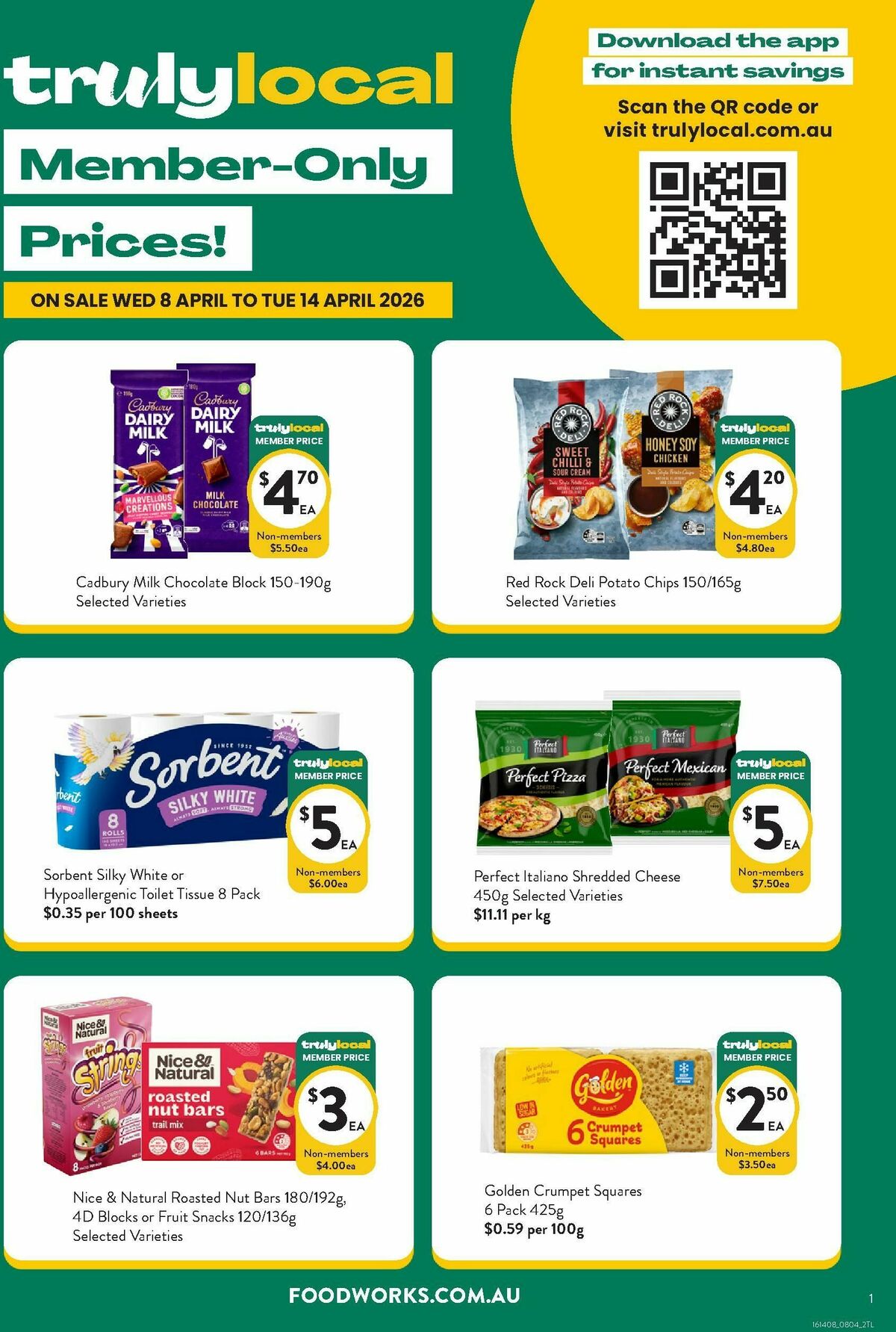 FoodWorks Member Only Prices! Catalogues from 8 April