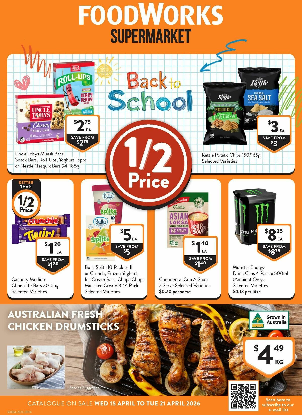FoodWorks Supermarket Catalogues from 15 April
