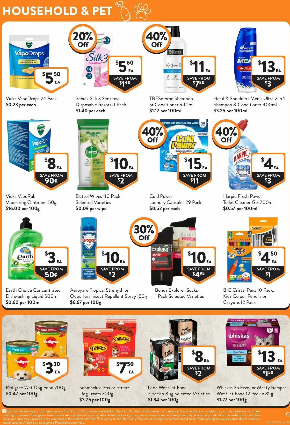 FoodWorks Catalogues from 15 April