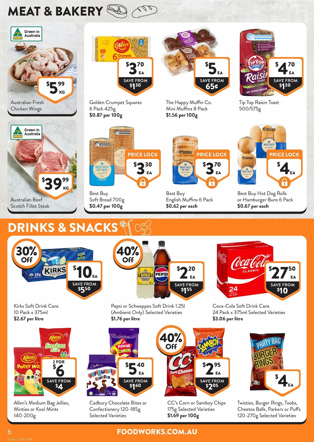 FoodWorks Catalogues from 22 April