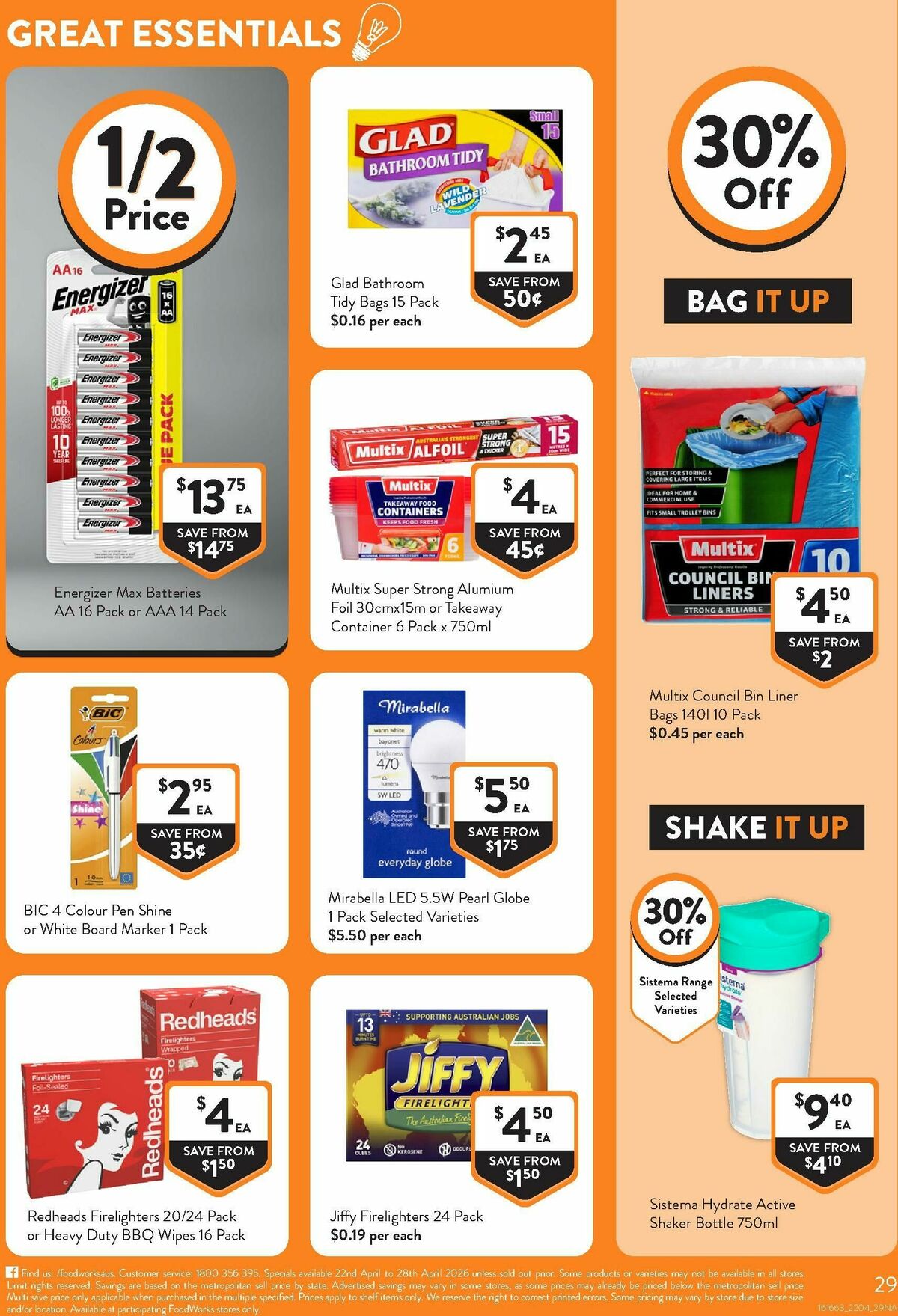 FoodWorks Supermarket Catalogues from 22 April