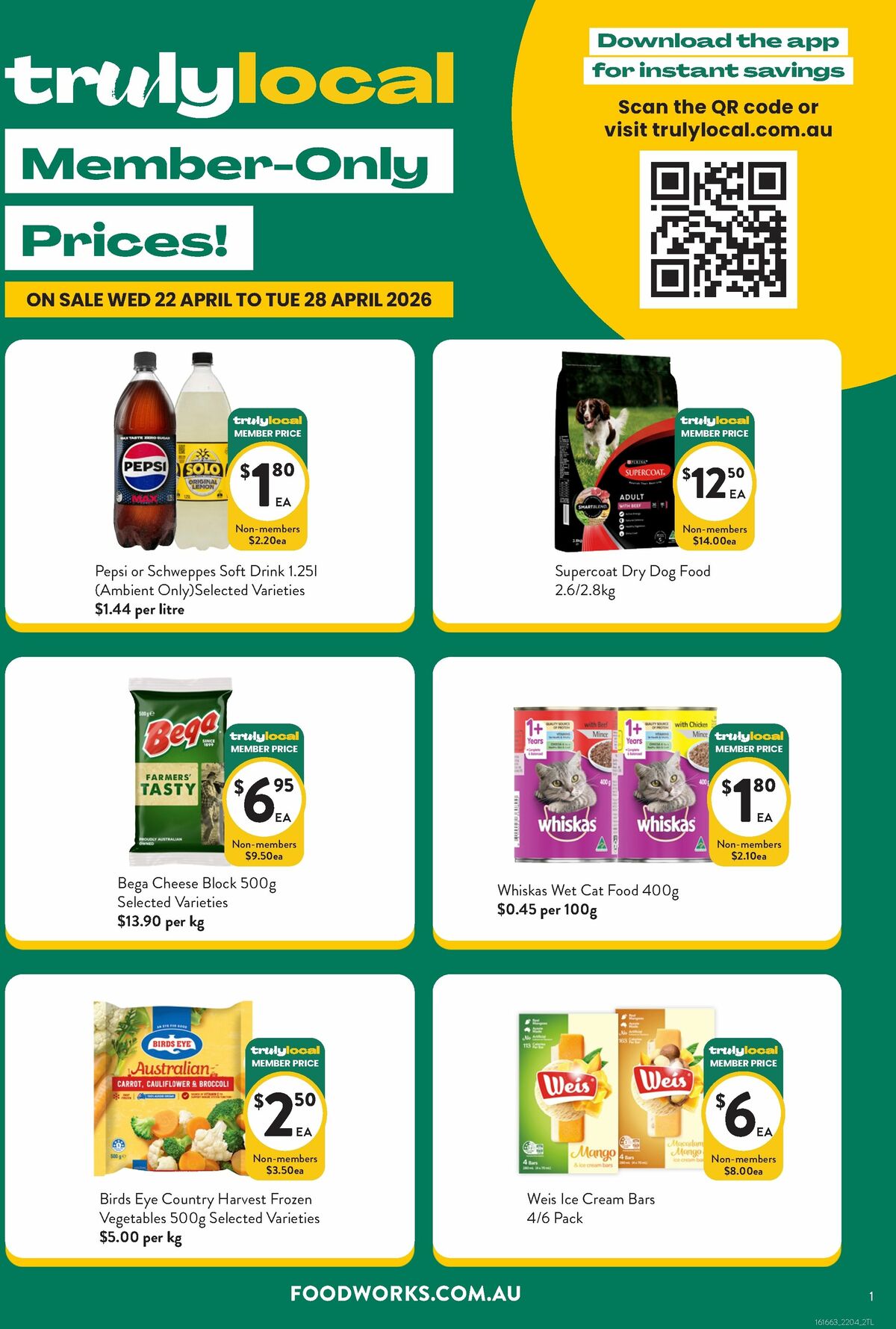 FoodWorks Member Only Prices! Catalogues from 22 April