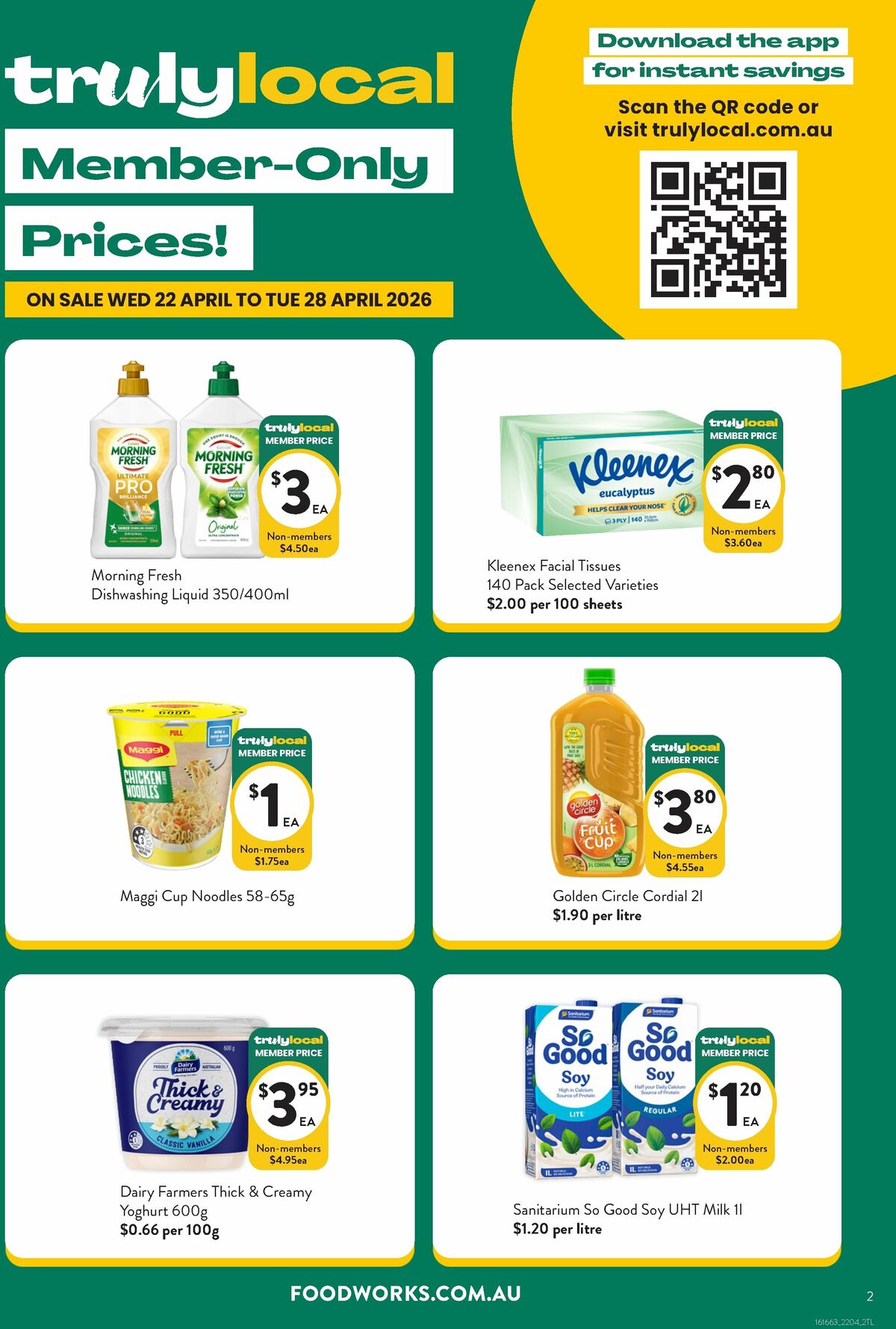 FoodWorks Member Only Prices! Catalogues from 22 April