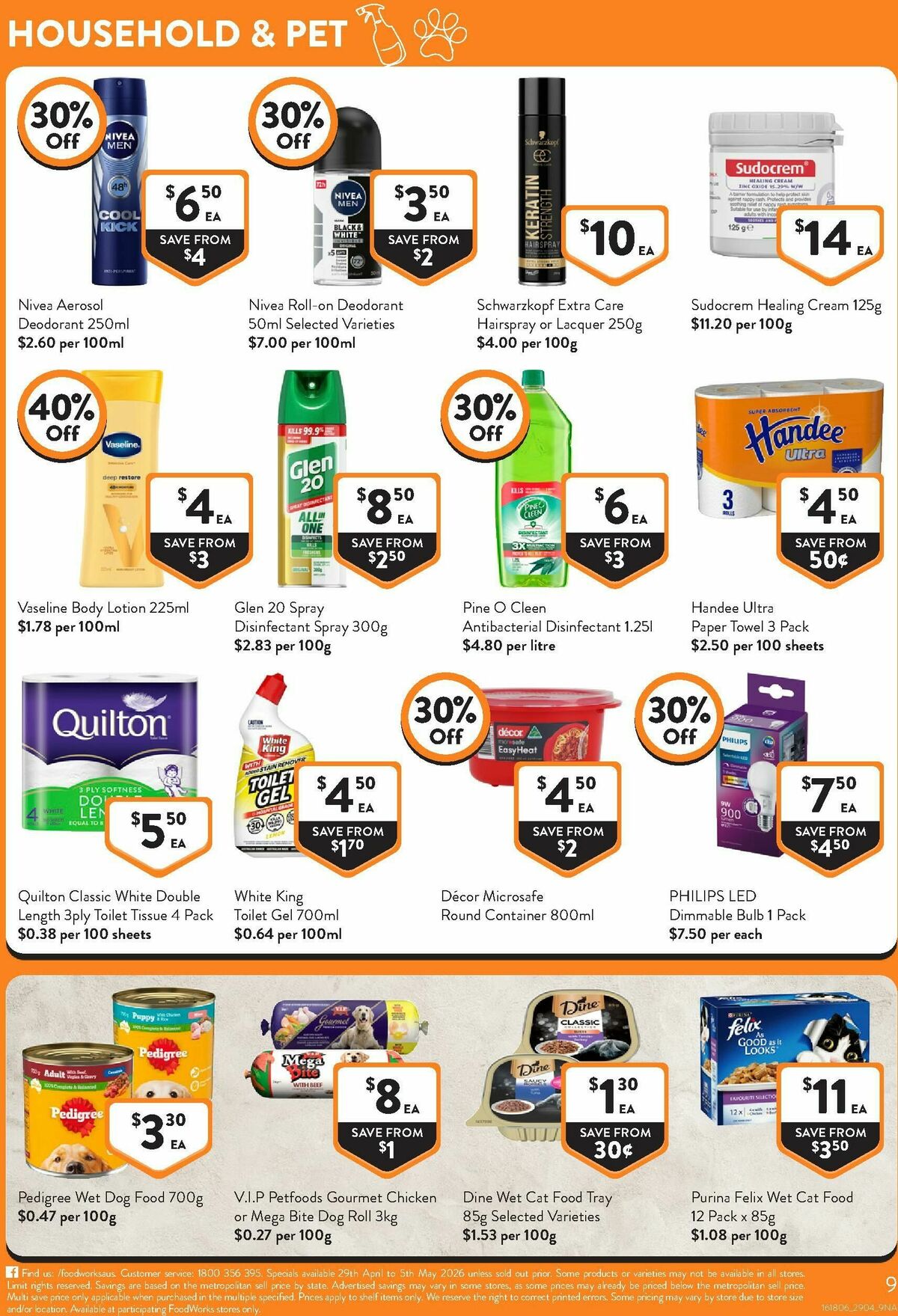 FoodWorks Catalogues from 29 April