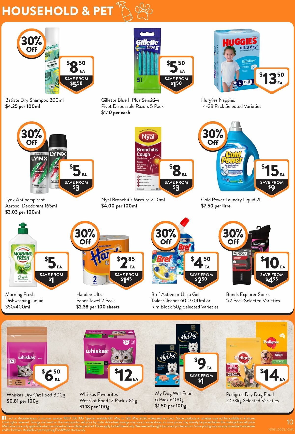 FoodWorks Catalogues from 6 May