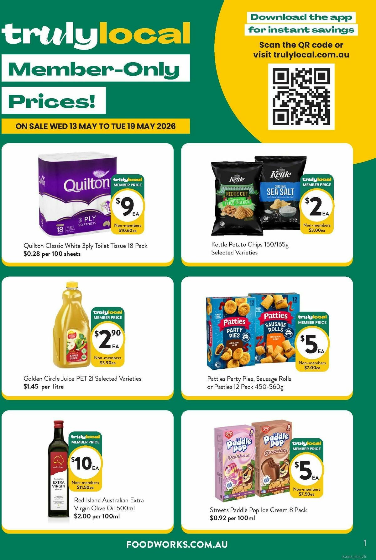 FoodWorks Member Only Prices! Catalogues from 13 May