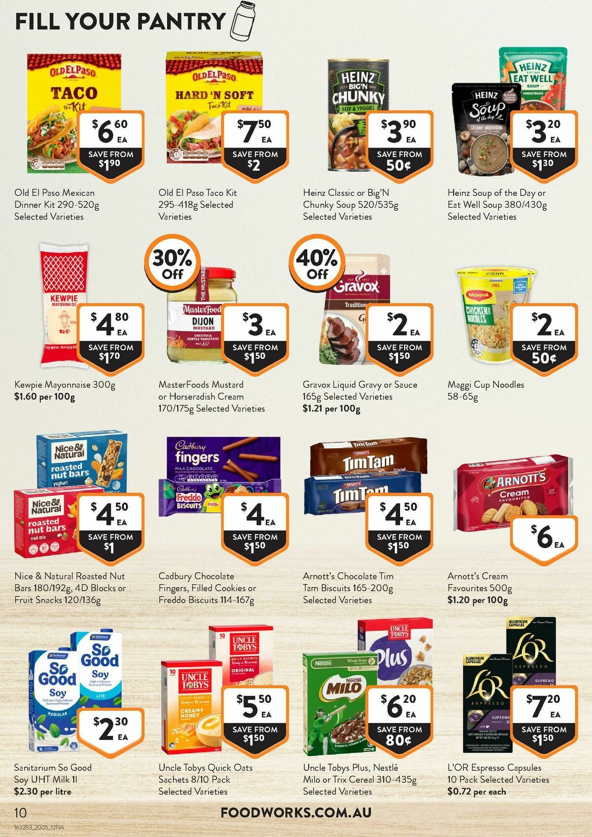 FoodWorks Catalogues from 20 May