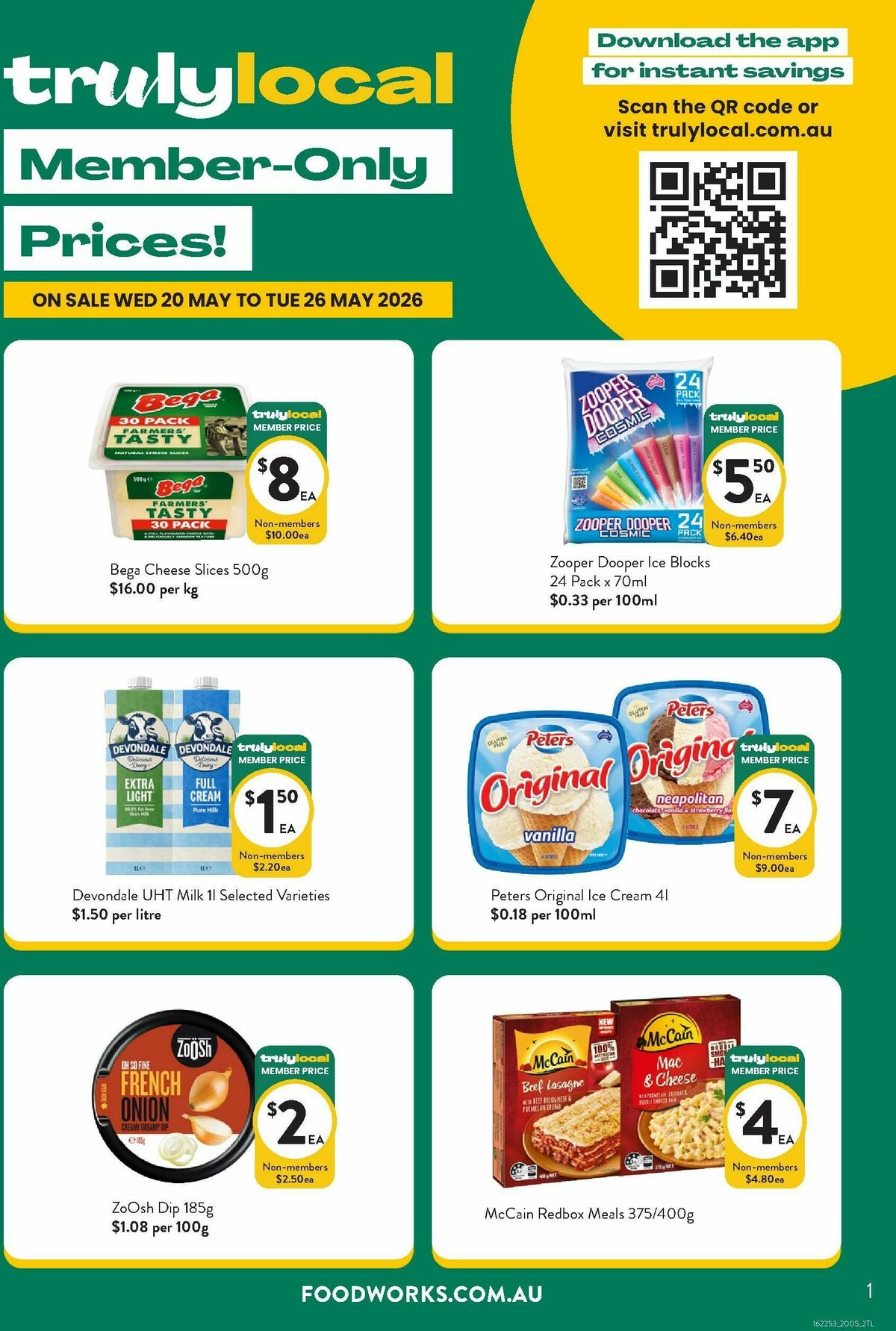 FoodWorks Member Only Prices! Catalogues from 20 May