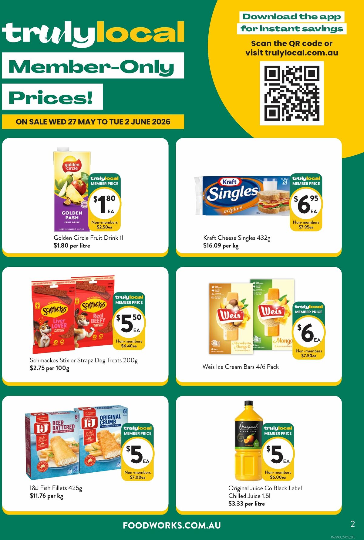 FoodWorks Member Only Prices! Catalogues from 27 May
