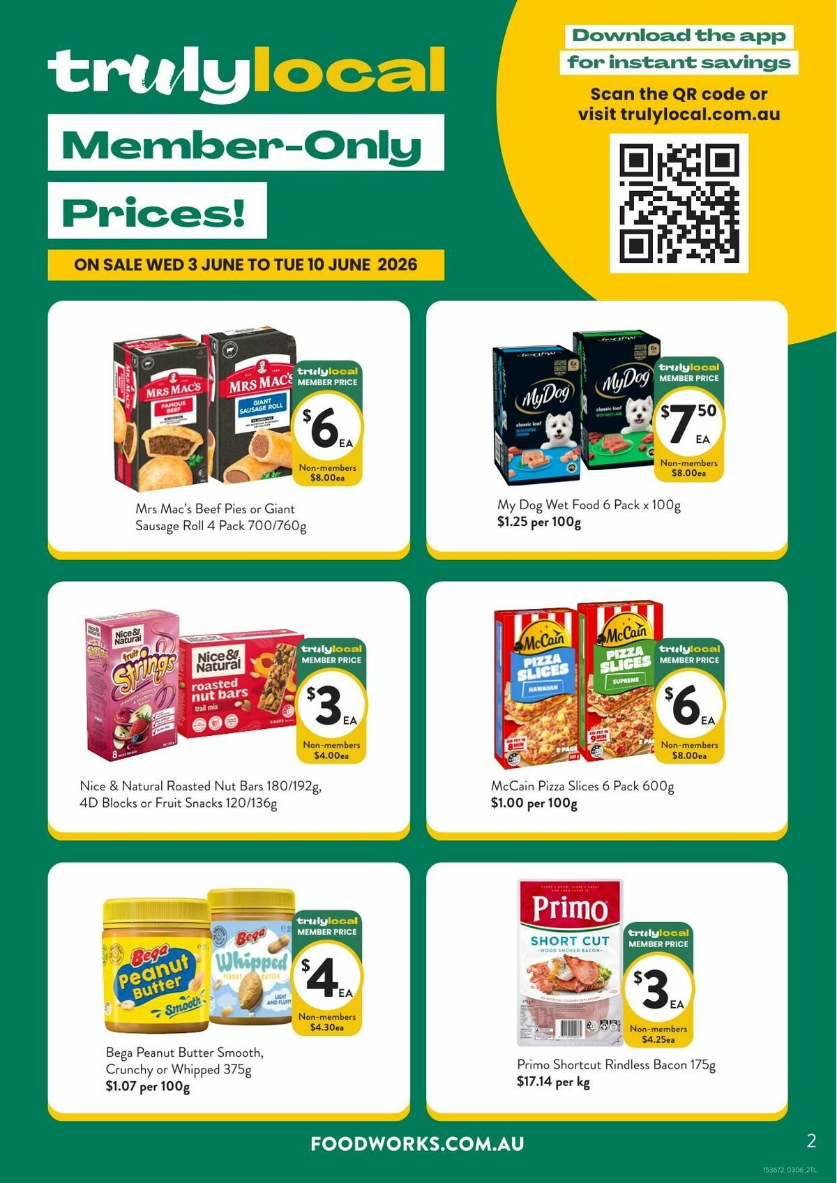 FoodWorks Member Only Prices! Catalogues from 3 June