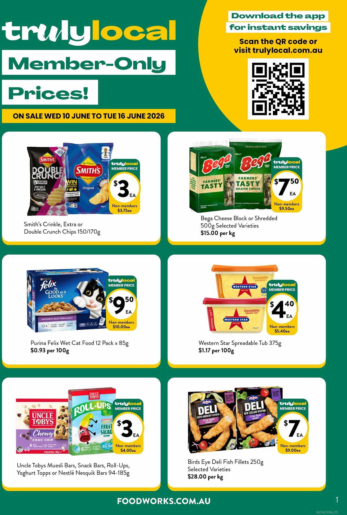 FoodWorks Member Only Prices! Catalogues from 10 June