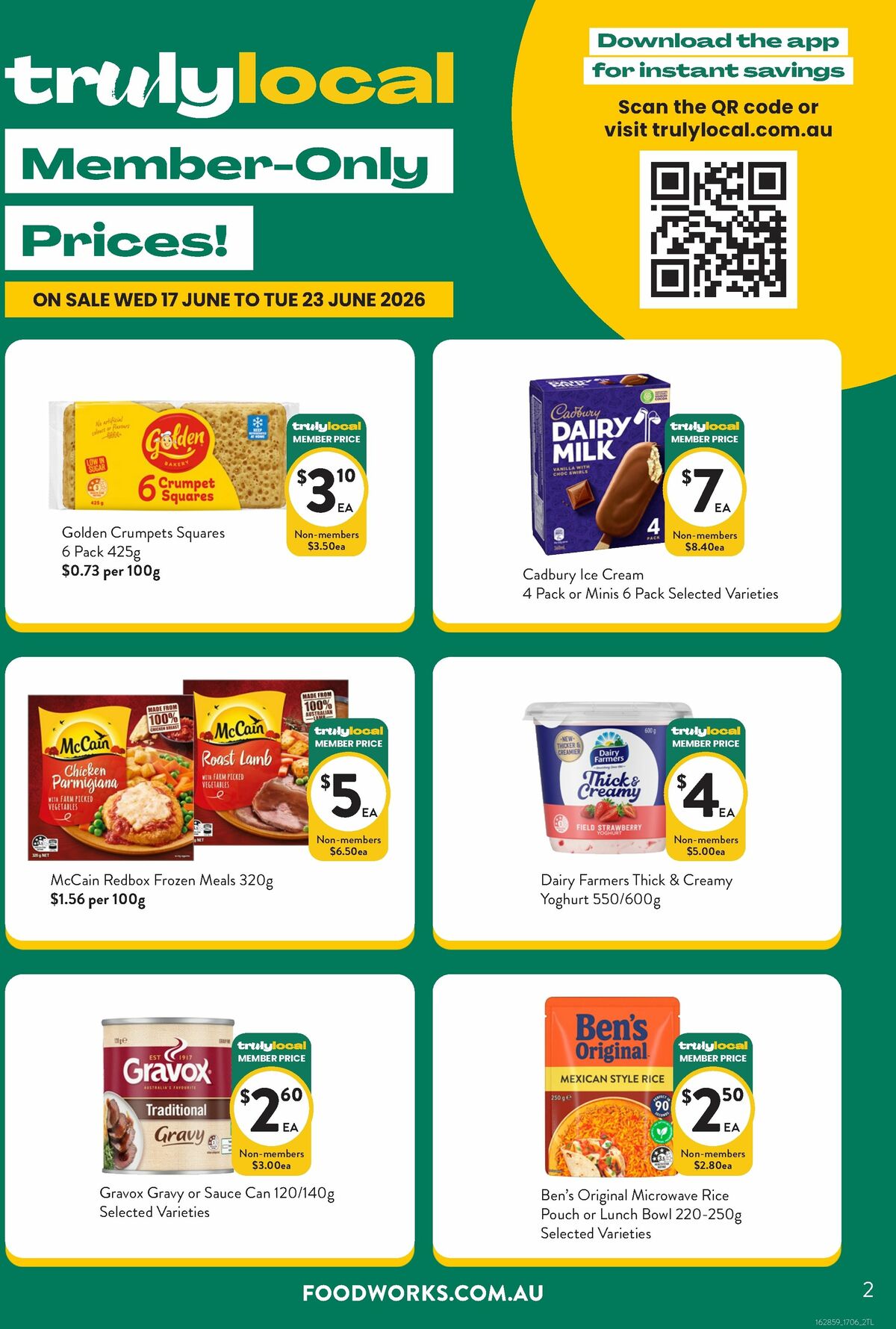 FoodWorks Member Only Prices! Catalogues from 17 June