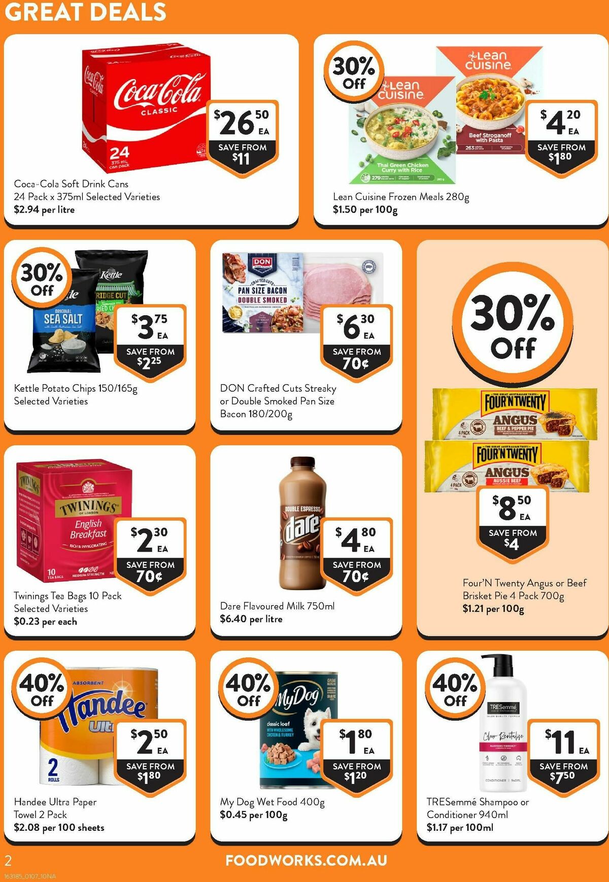 FoodWorks Catalogues from 1 July