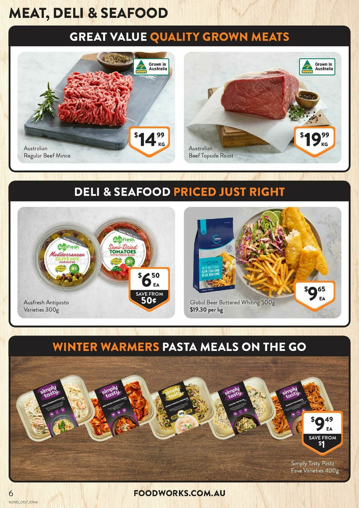 FoodWorks Catalogues from 1 July