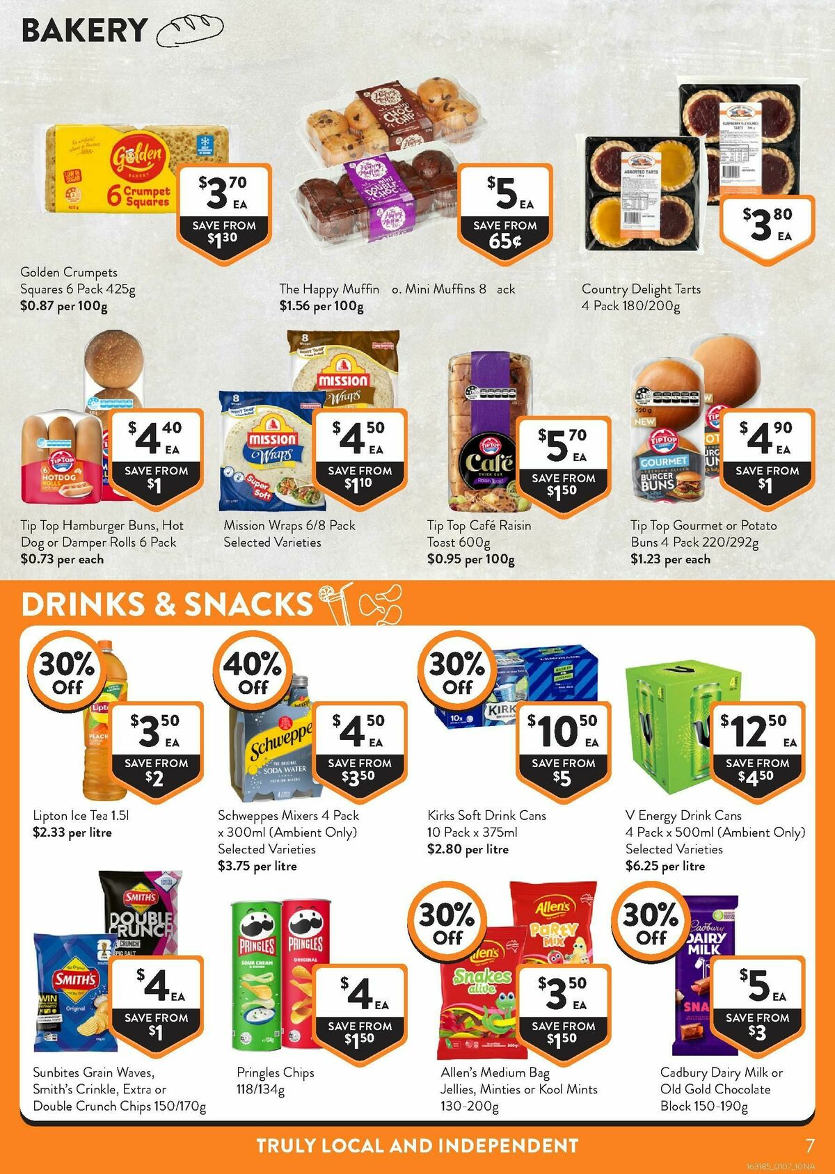 FoodWorks Catalogues from 1 July