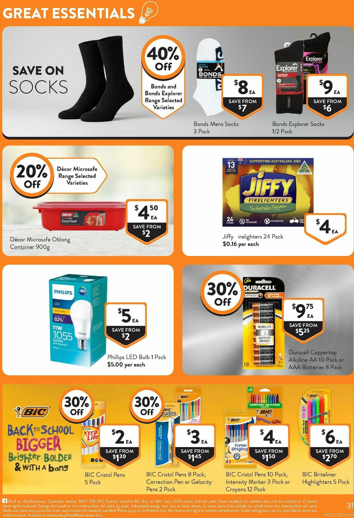 FoodWorks Supermarket Catalogues from 8 July