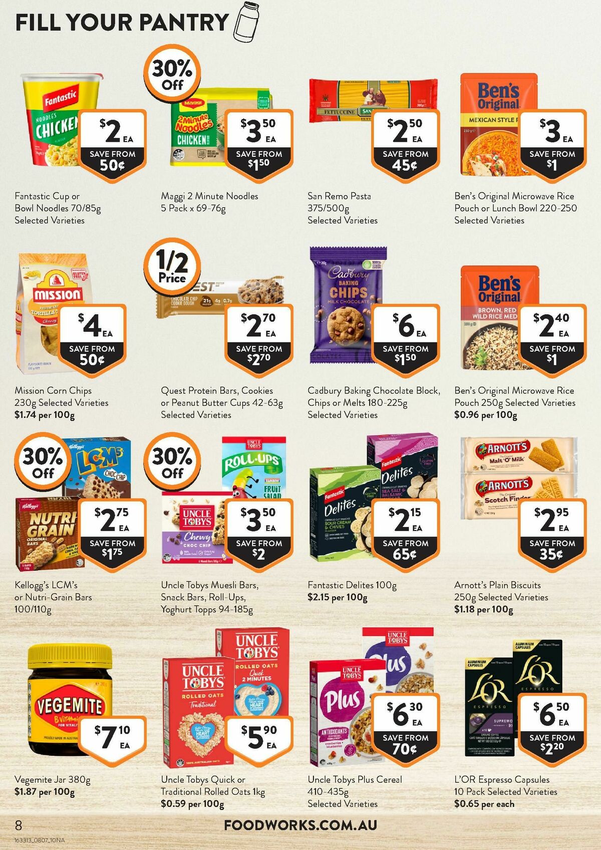 FoodWorks Catalogues from 8 July