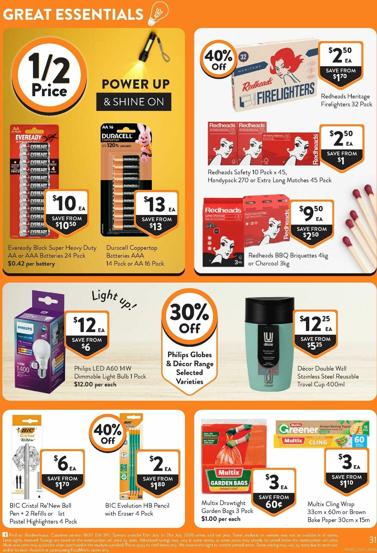 FoodWorks Supermarket Catalogues from 15 July