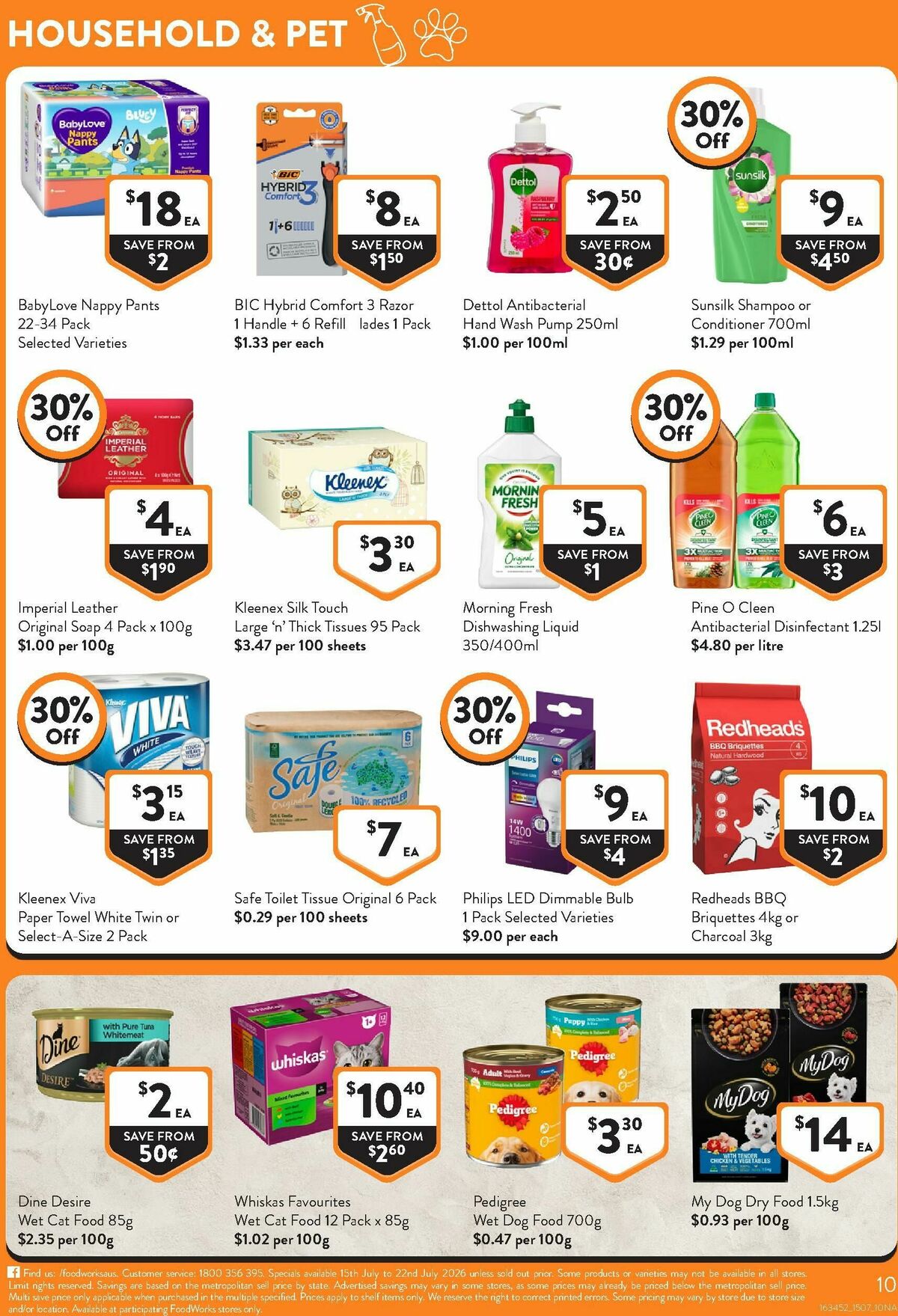 FoodWorks Catalogues from 15 July