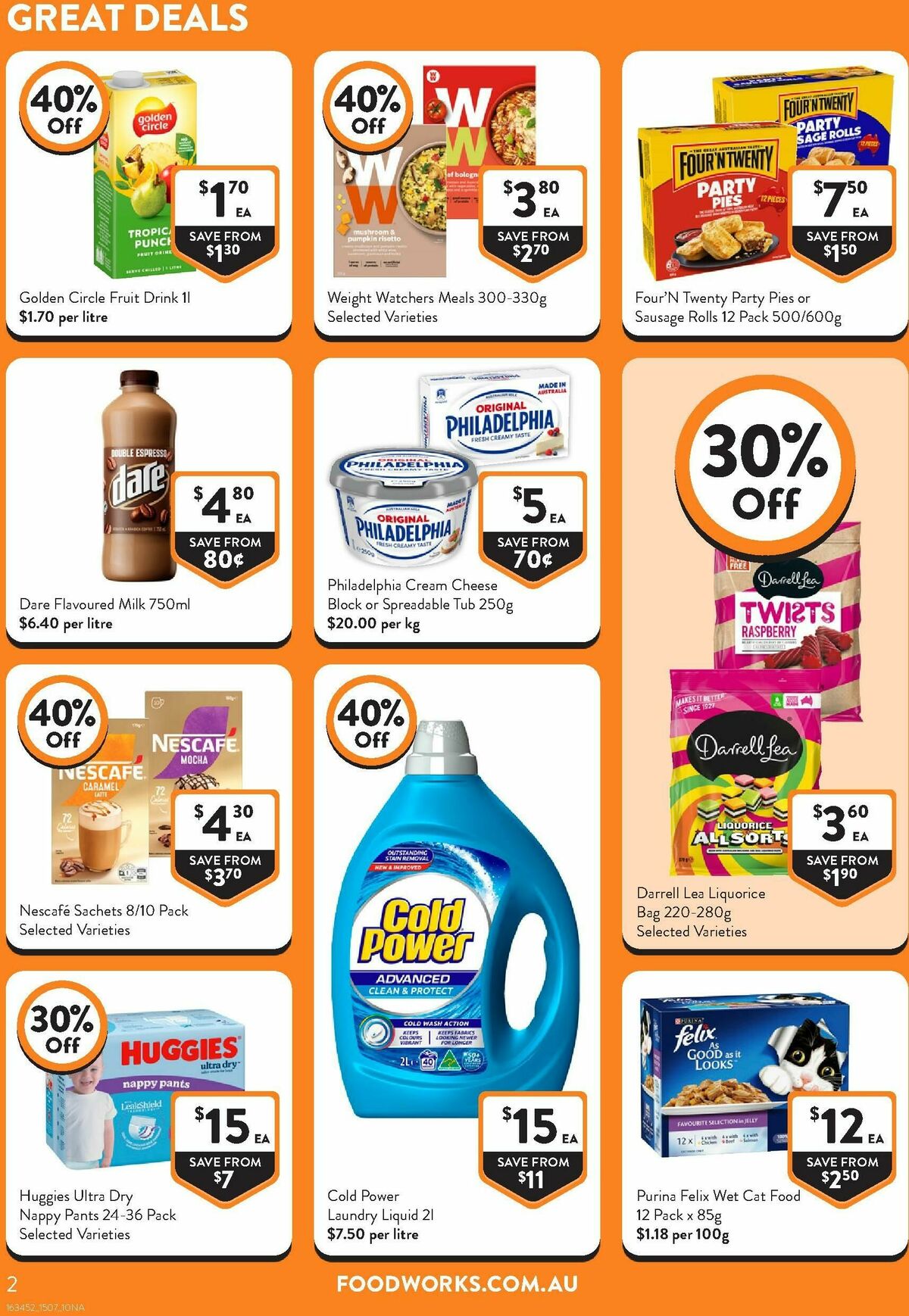FoodWorks Catalogues from 15 July