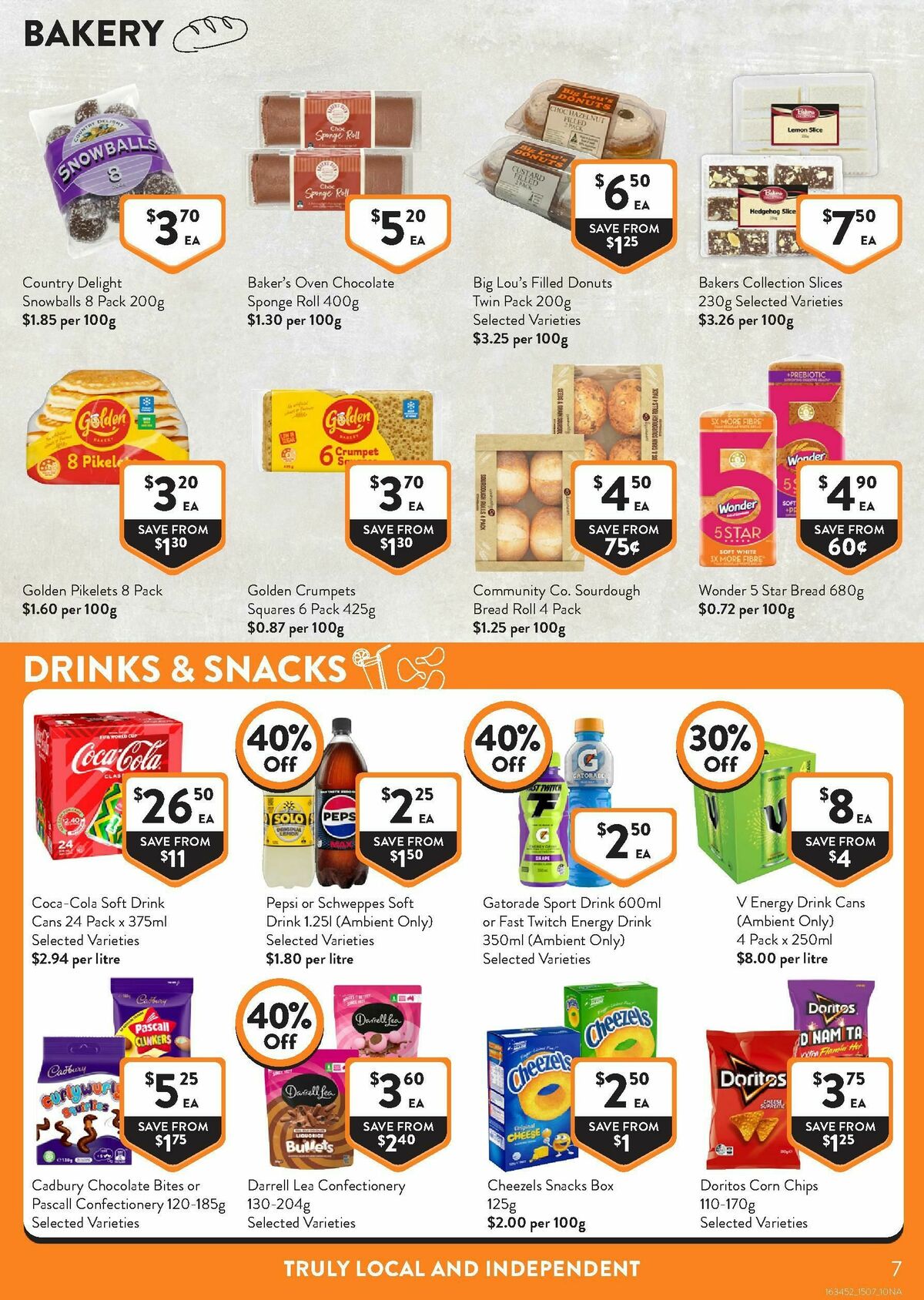 FoodWorks Catalogues from 15 July