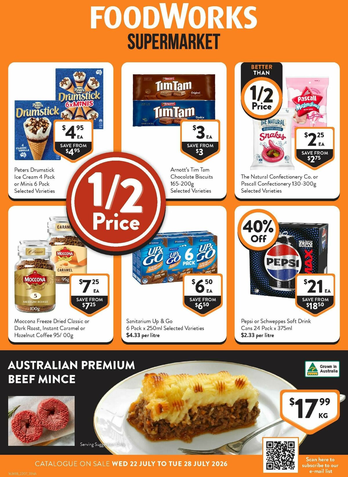 FoodWorks Supermarket Catalogues from 22 July