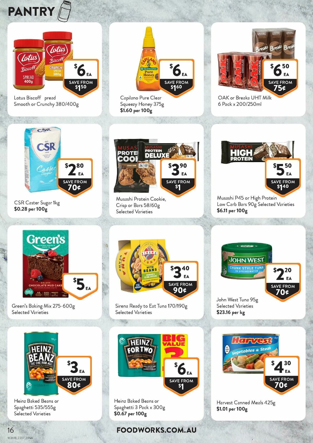 FoodWorks Supermarket Catalogues from 22 July