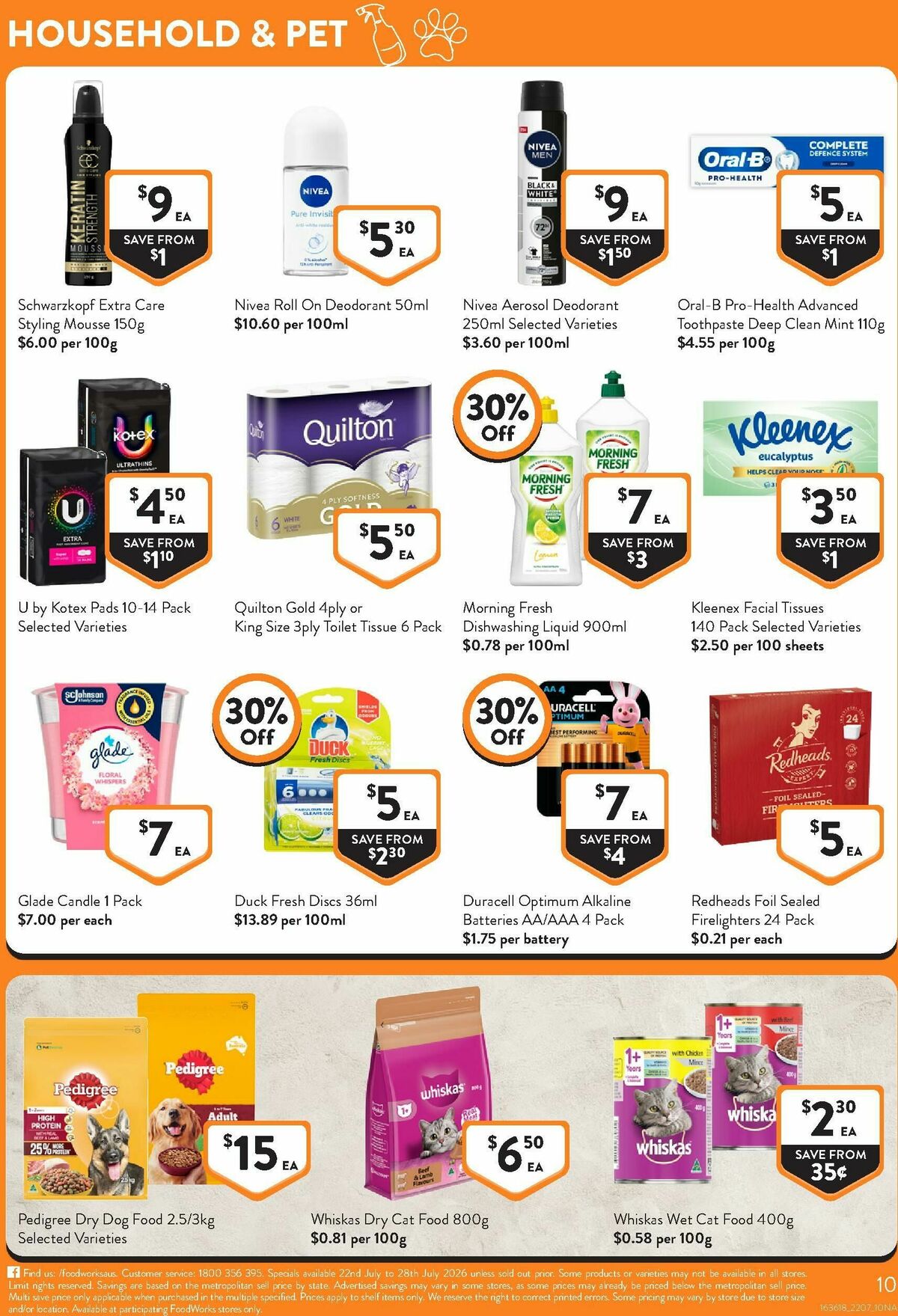 FoodWorks Catalogues from 22 July