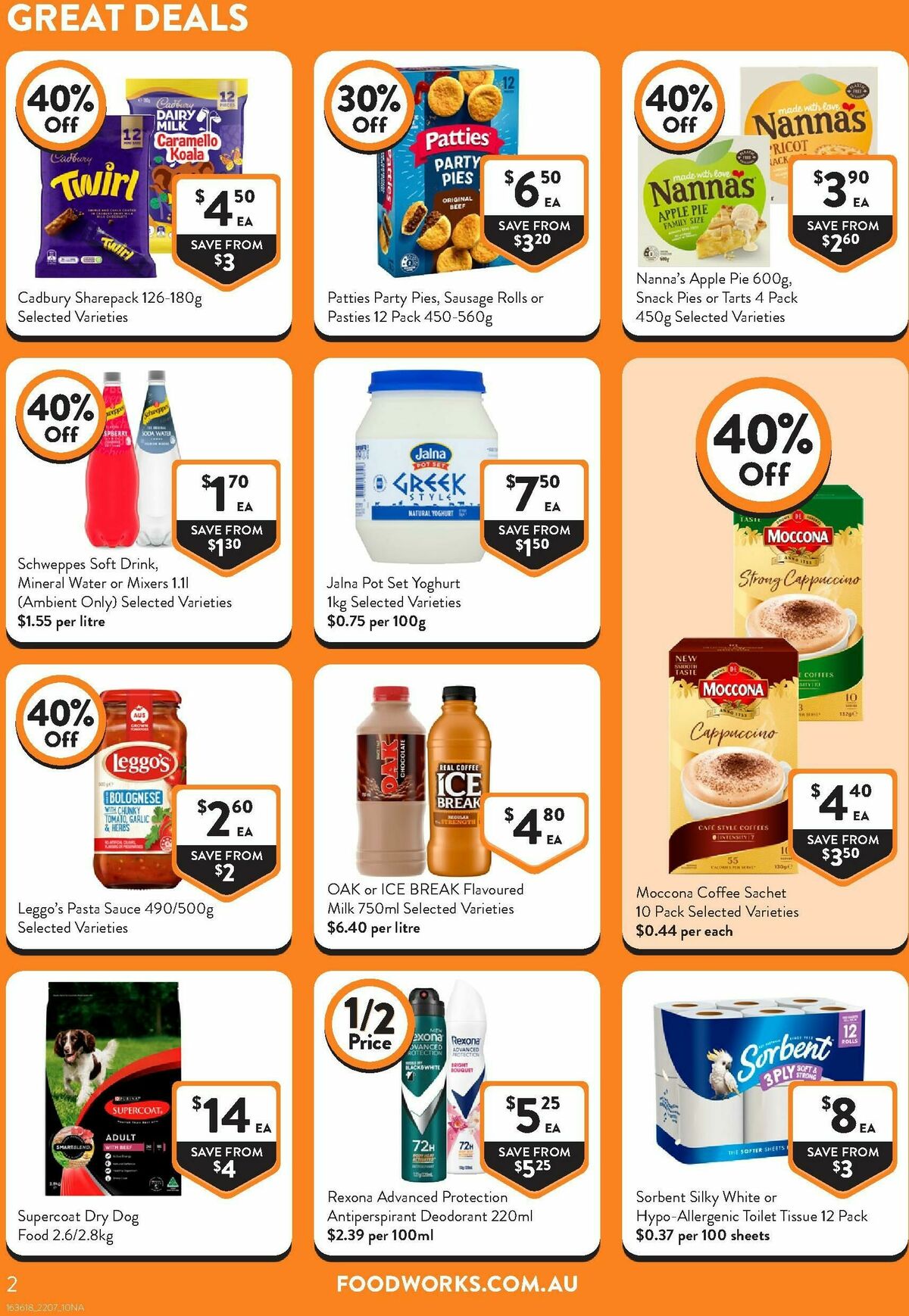 FoodWorks Catalogues from 22 July