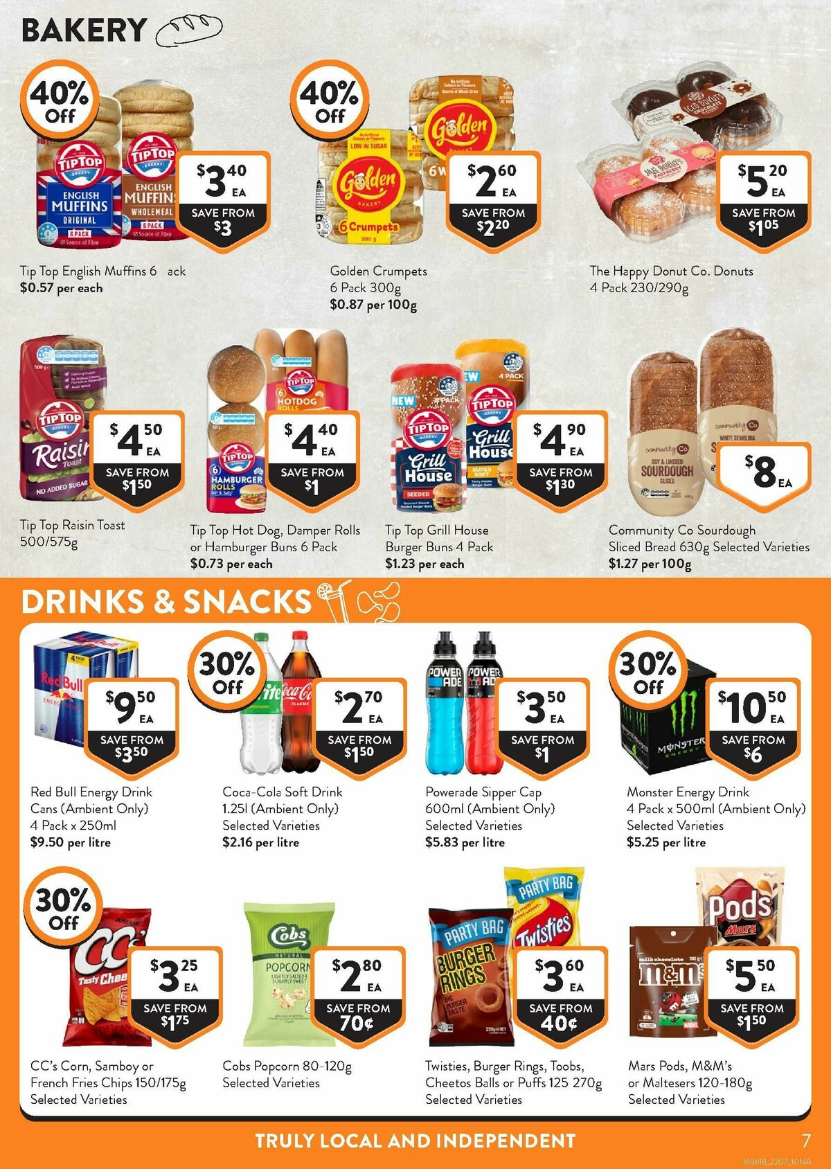 FoodWorks Catalogues from 22 July