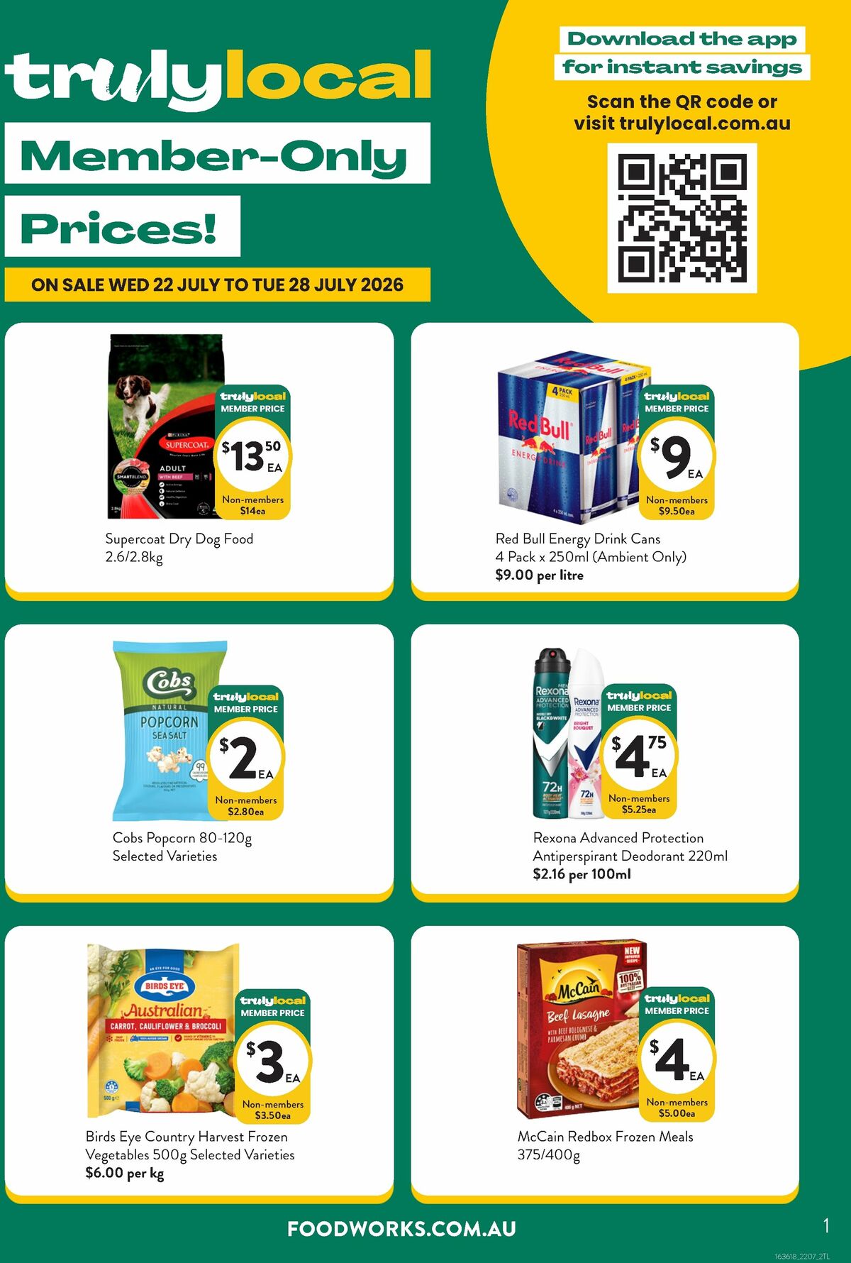 FoodWorks Member Only Prices! Catalogues from 22 July