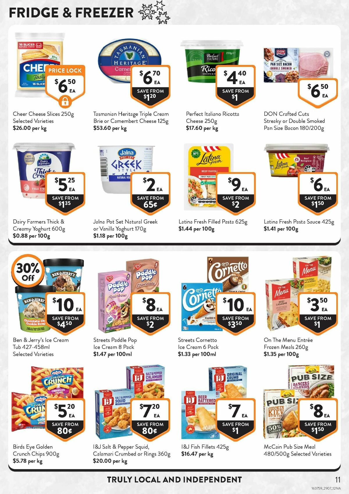 FoodWorks Catalogues from 29 July