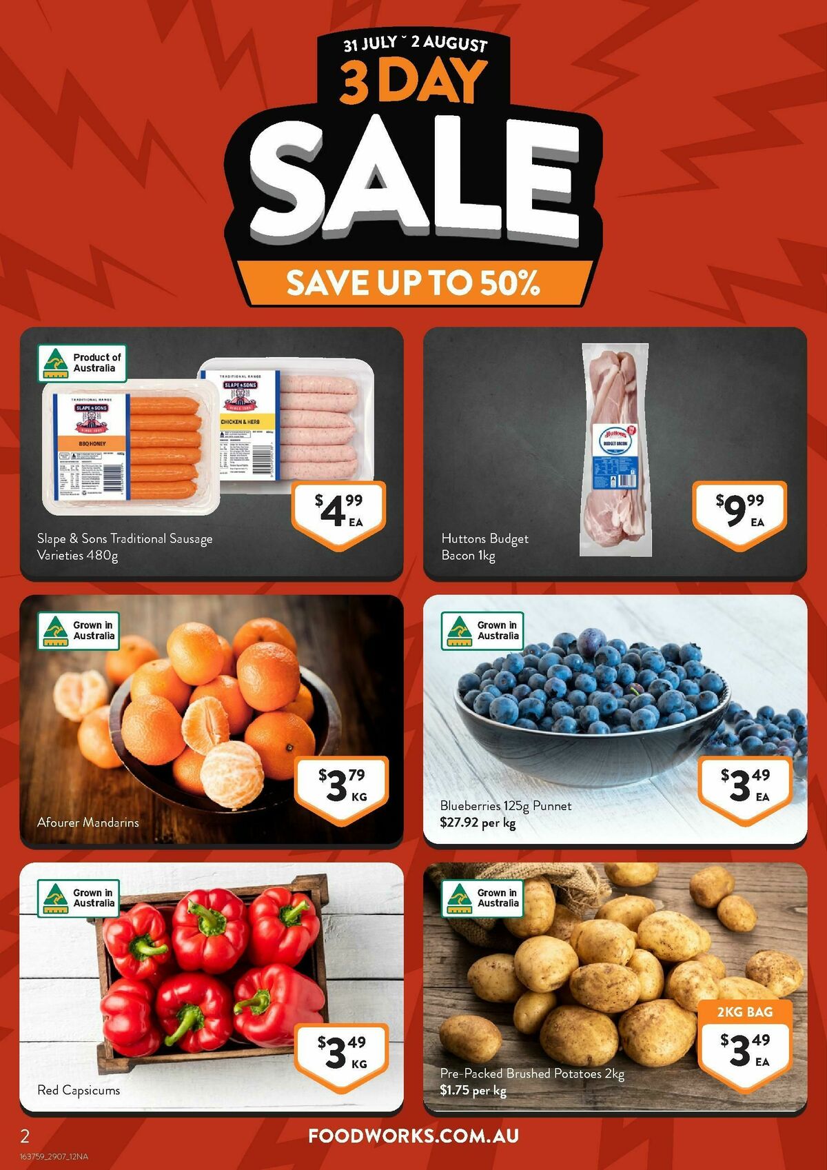 FoodWorks Catalogues from 29 July