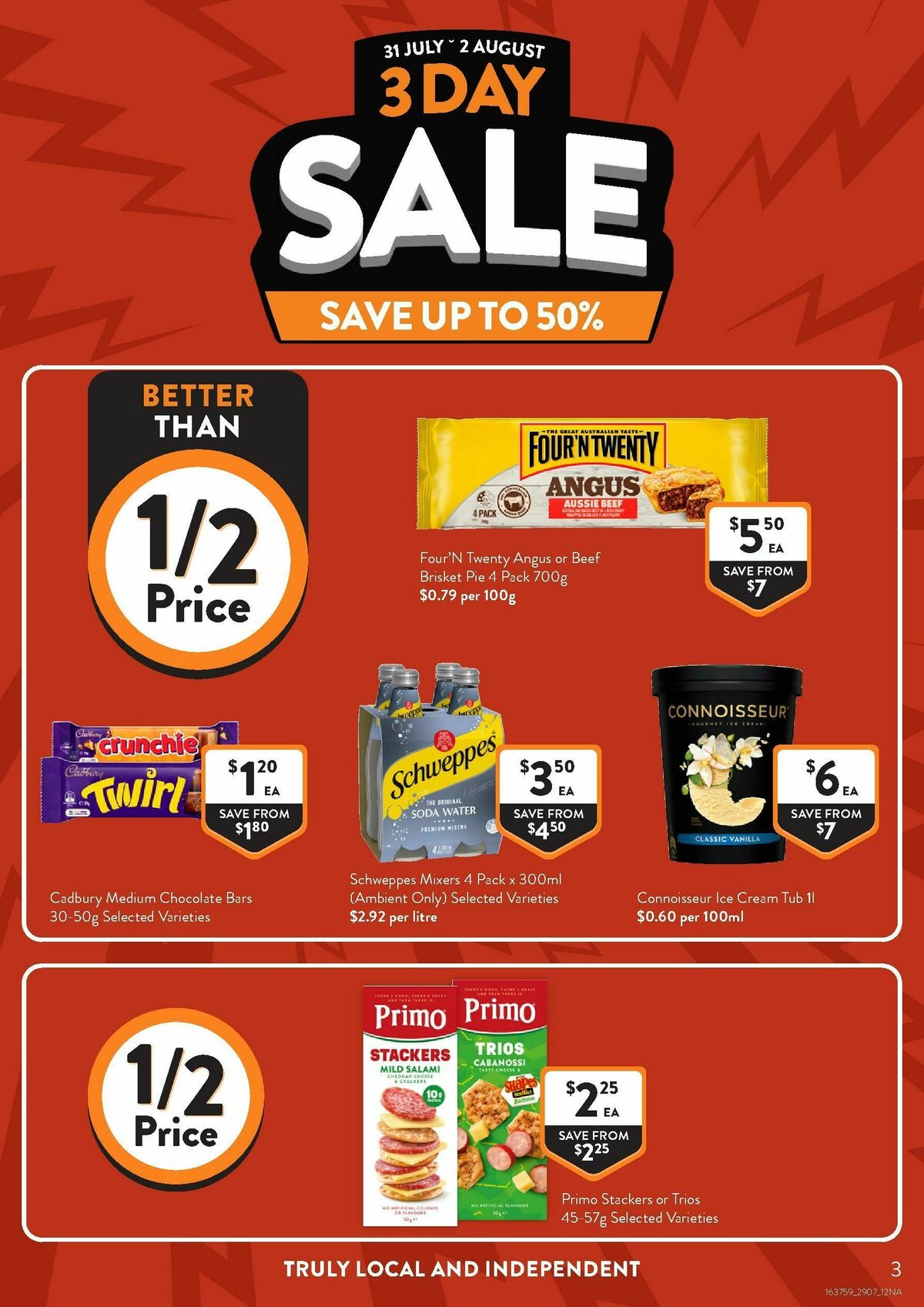 FoodWorks Catalogues from 29 July
