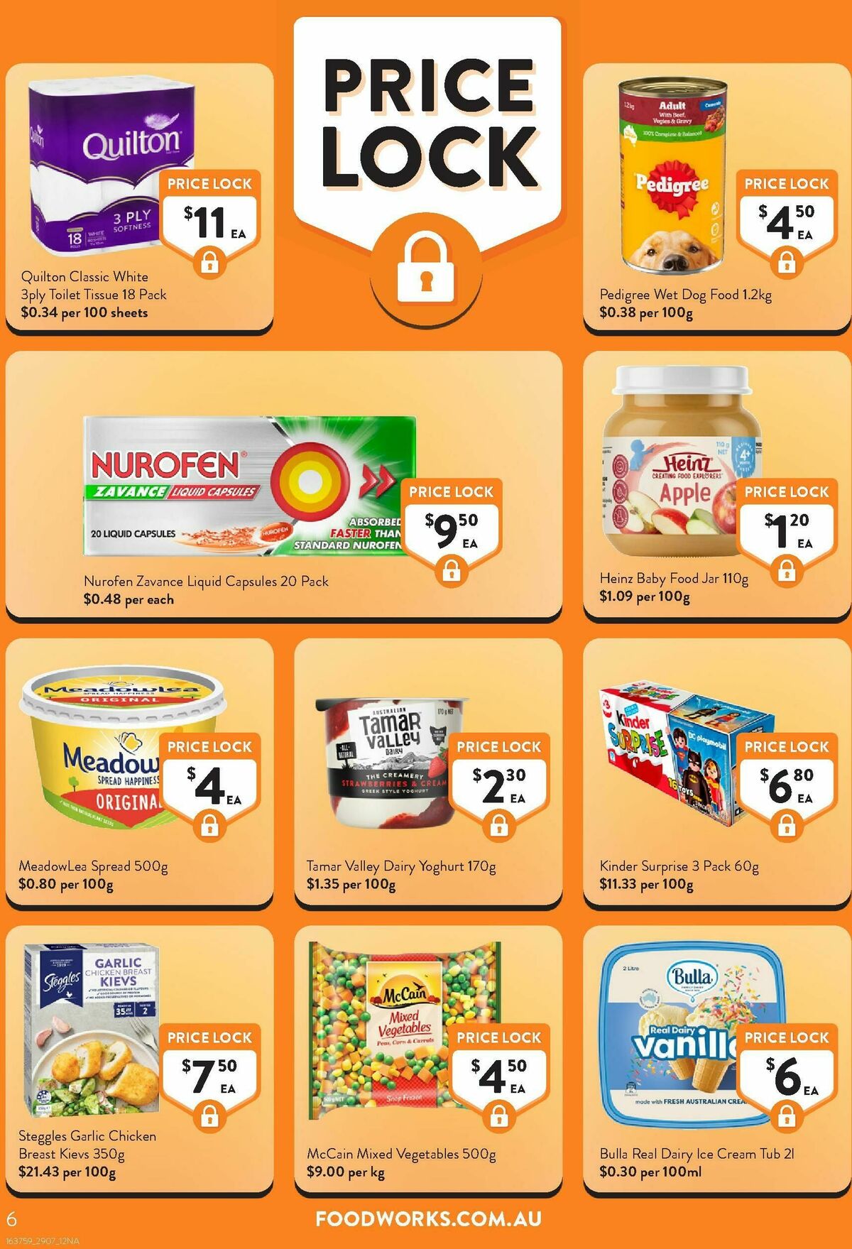 FoodWorks Catalogues from 29 July