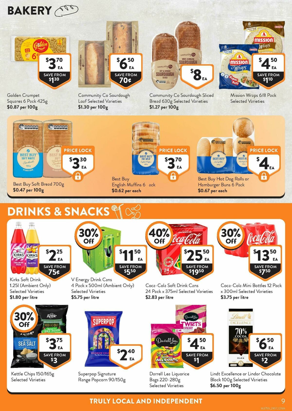 FoodWorks Catalogues from 29 July