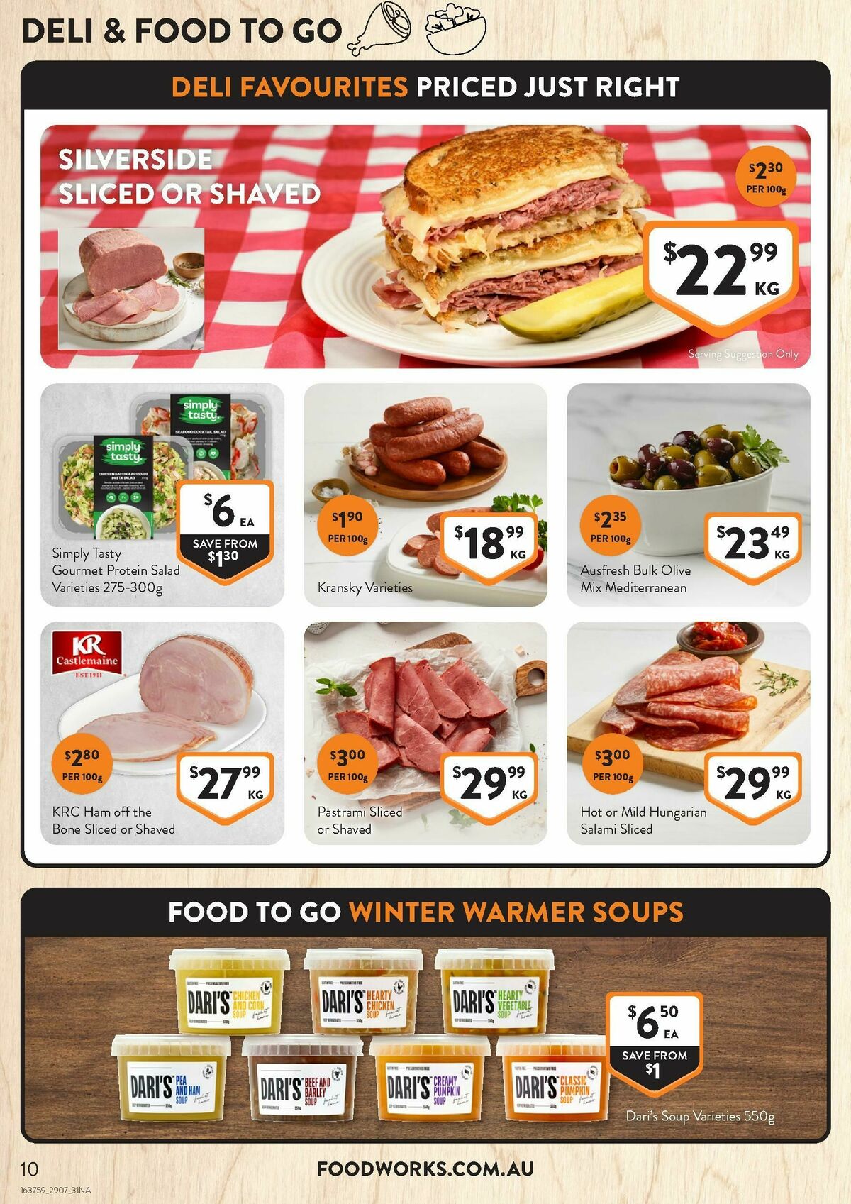 FoodWorks Supermarket Catalogues from 29 July