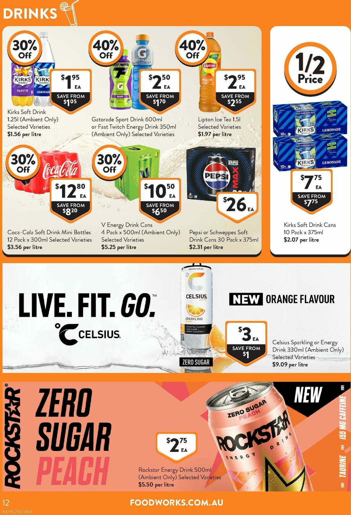 FoodWorks Supermarket Catalogues from 29 July