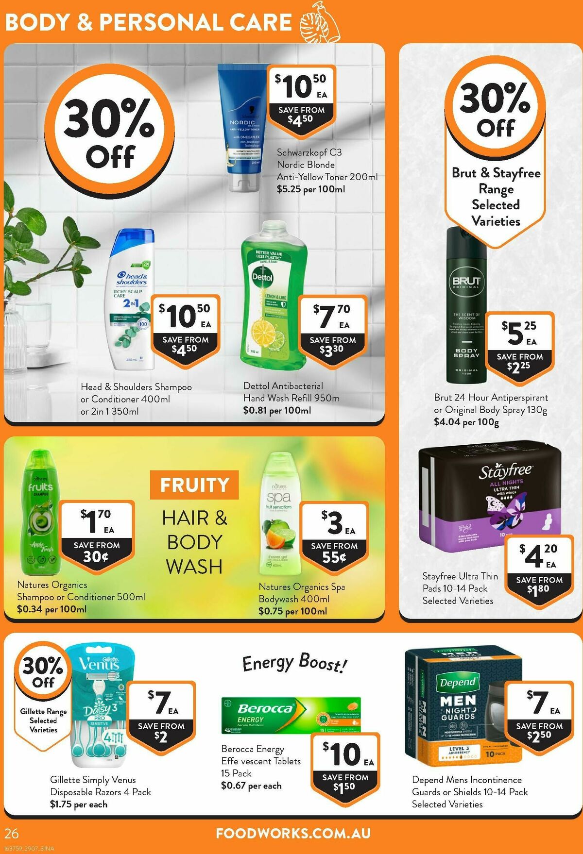 FoodWorks Supermarket Catalogues from 29 July