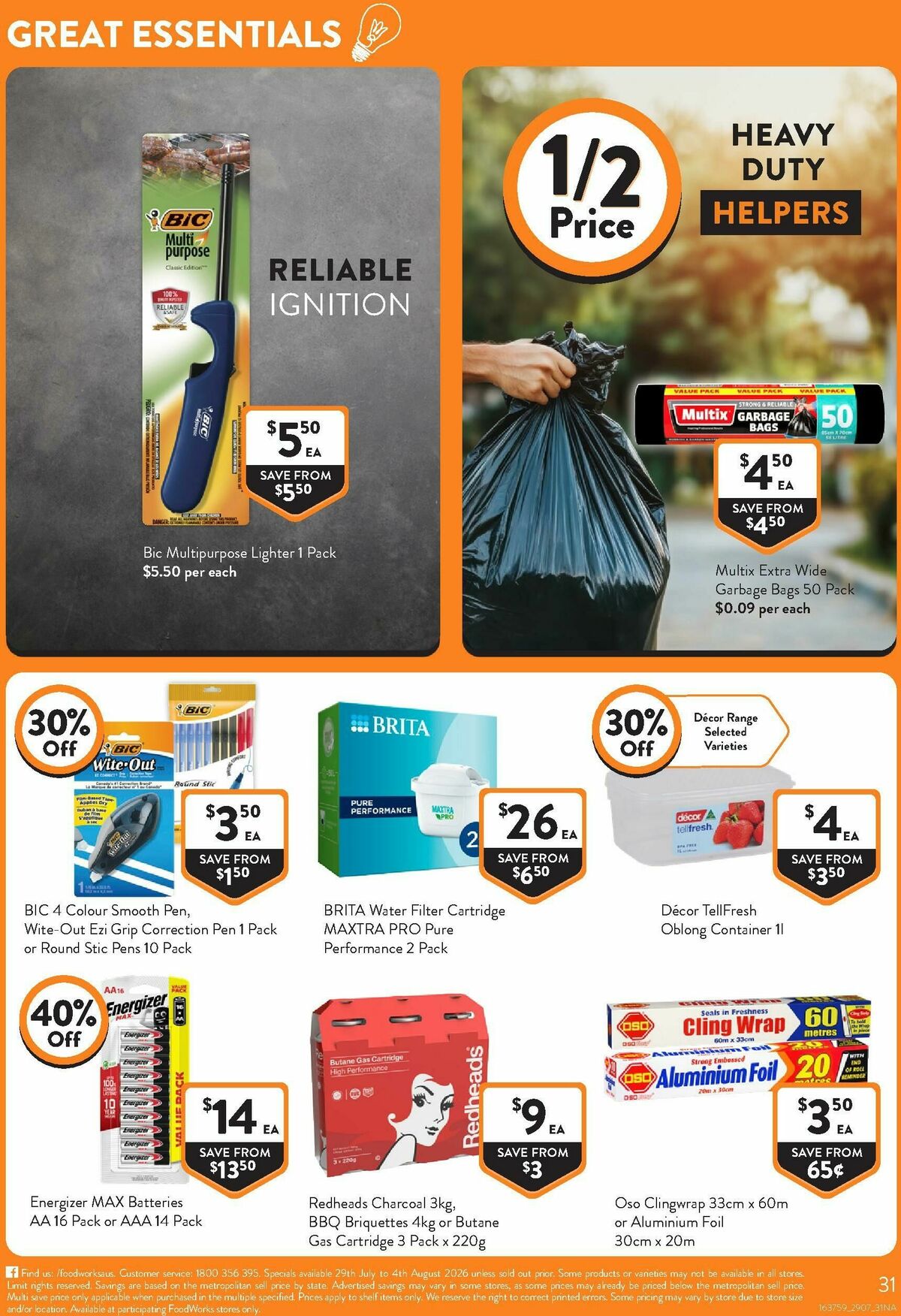 FoodWorks Supermarket Catalogues from 29 July