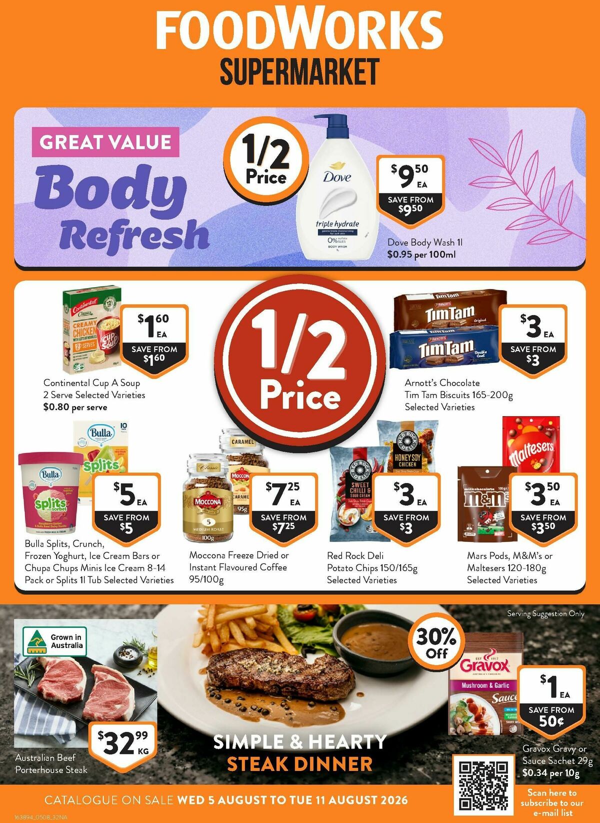 FoodWorks Supermarket Catalogues from 5 August