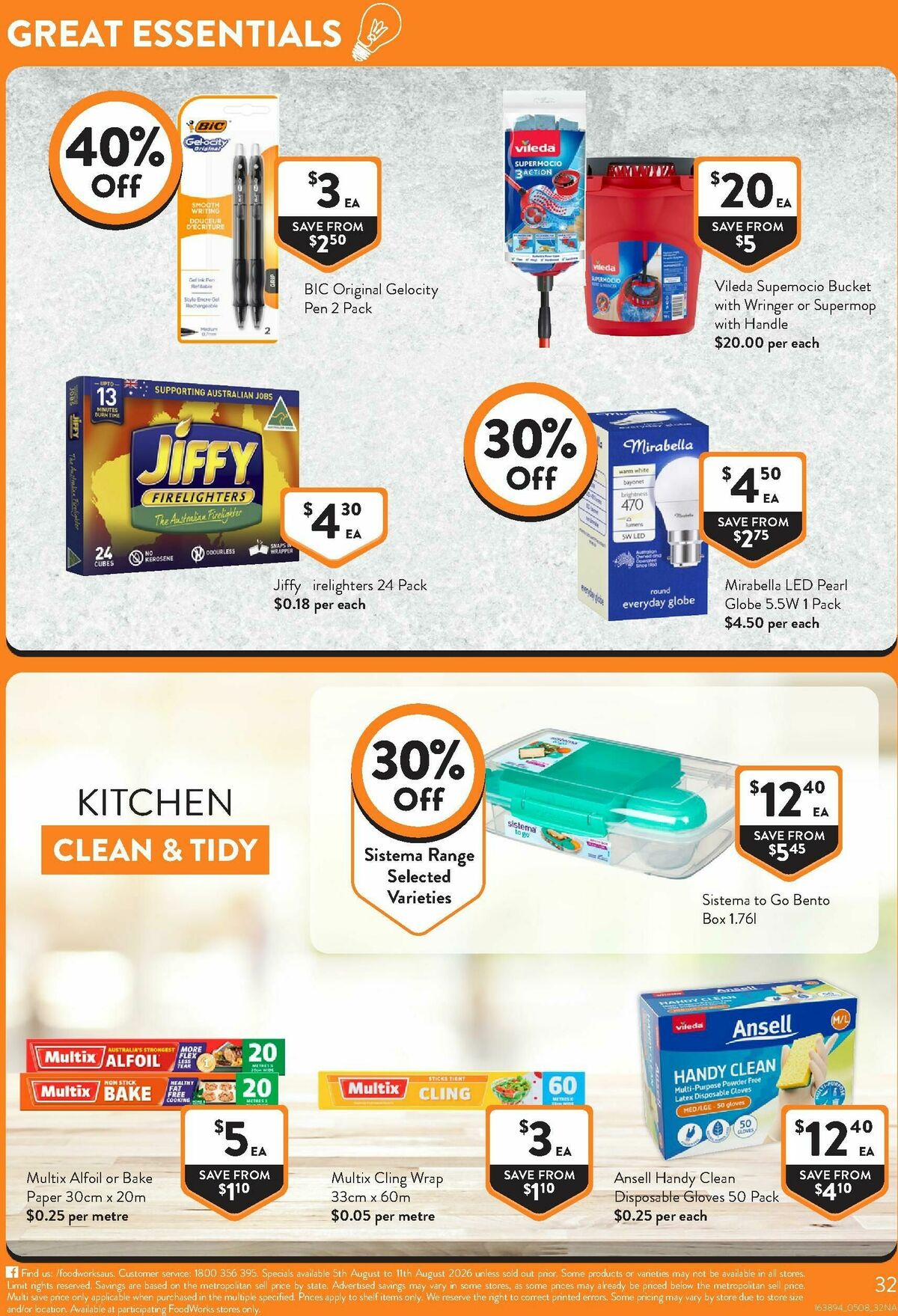 FoodWorks Supermarket Catalogues from 5 August