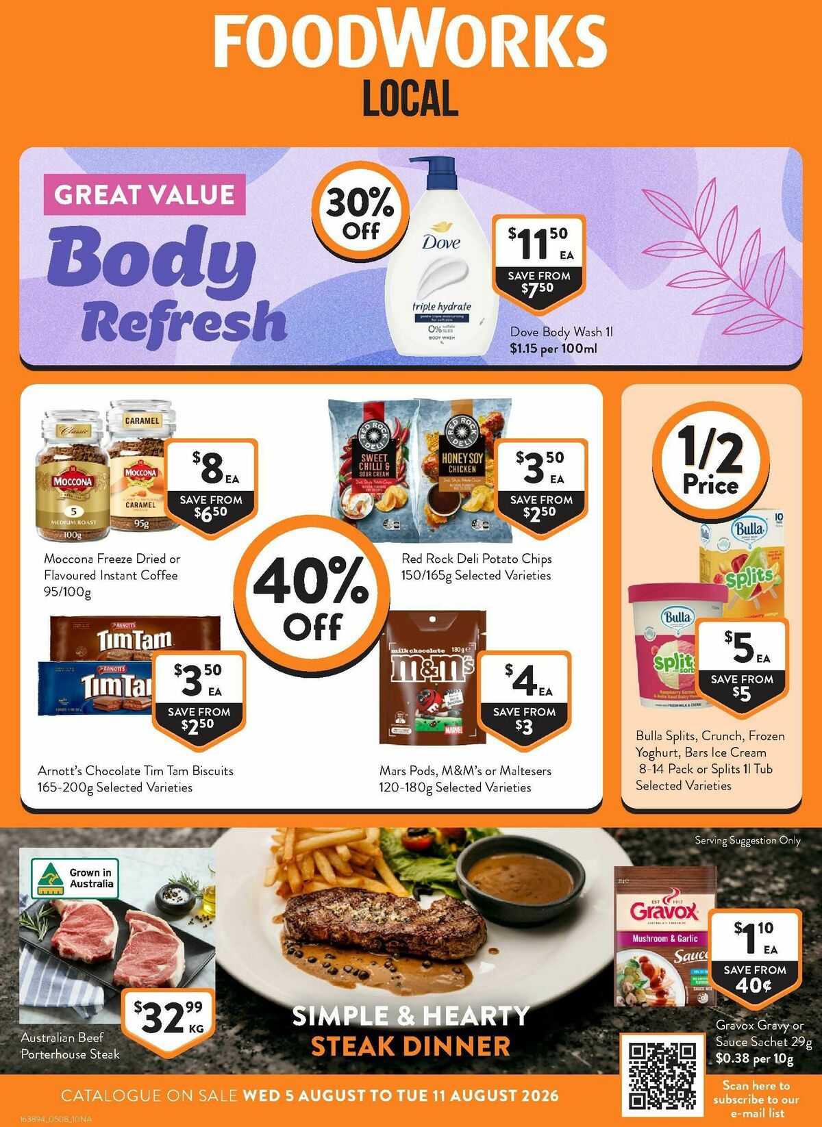 FoodWorks Catalogues from 5 August