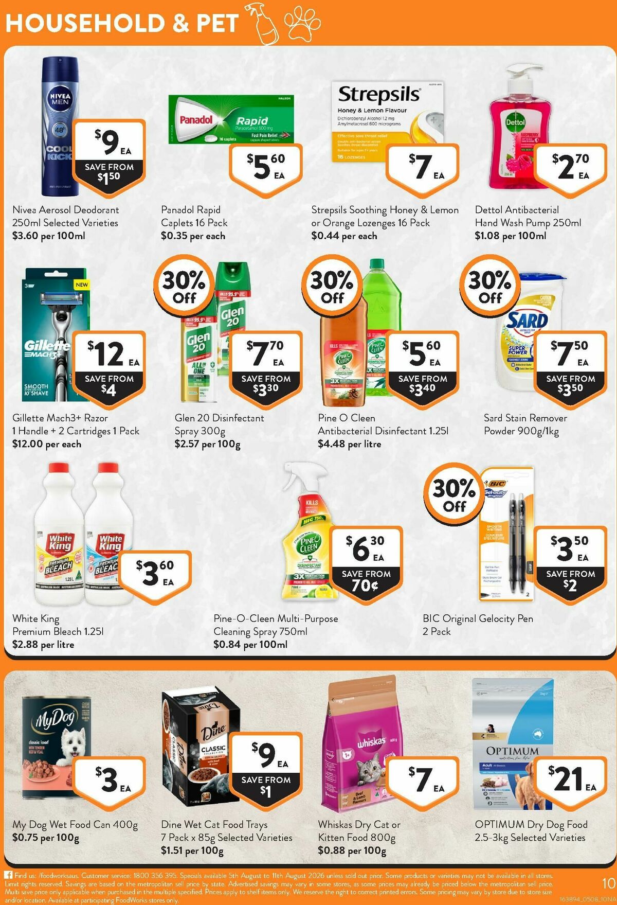 FoodWorks Catalogues from 5 August