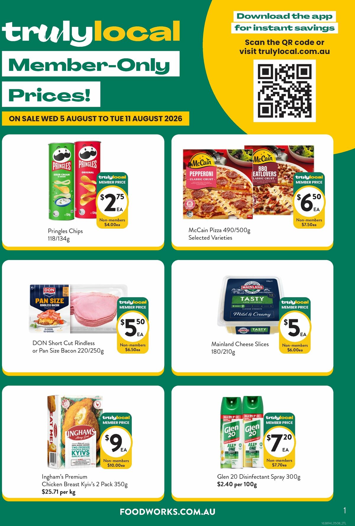 FoodWorks Member Only Prices! Catalogues from 5 August