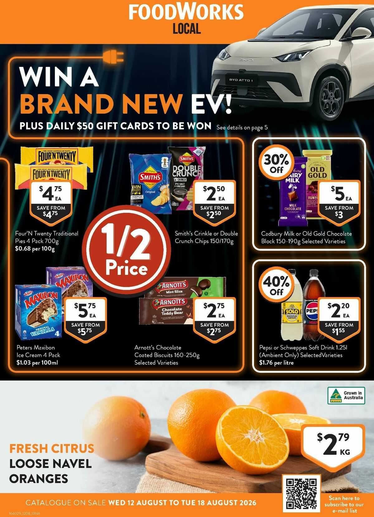 FoodWorks Catalogues from 12 August
