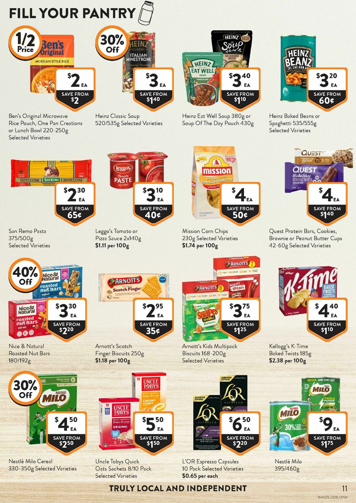 FoodWorks Catalogues from 12 August