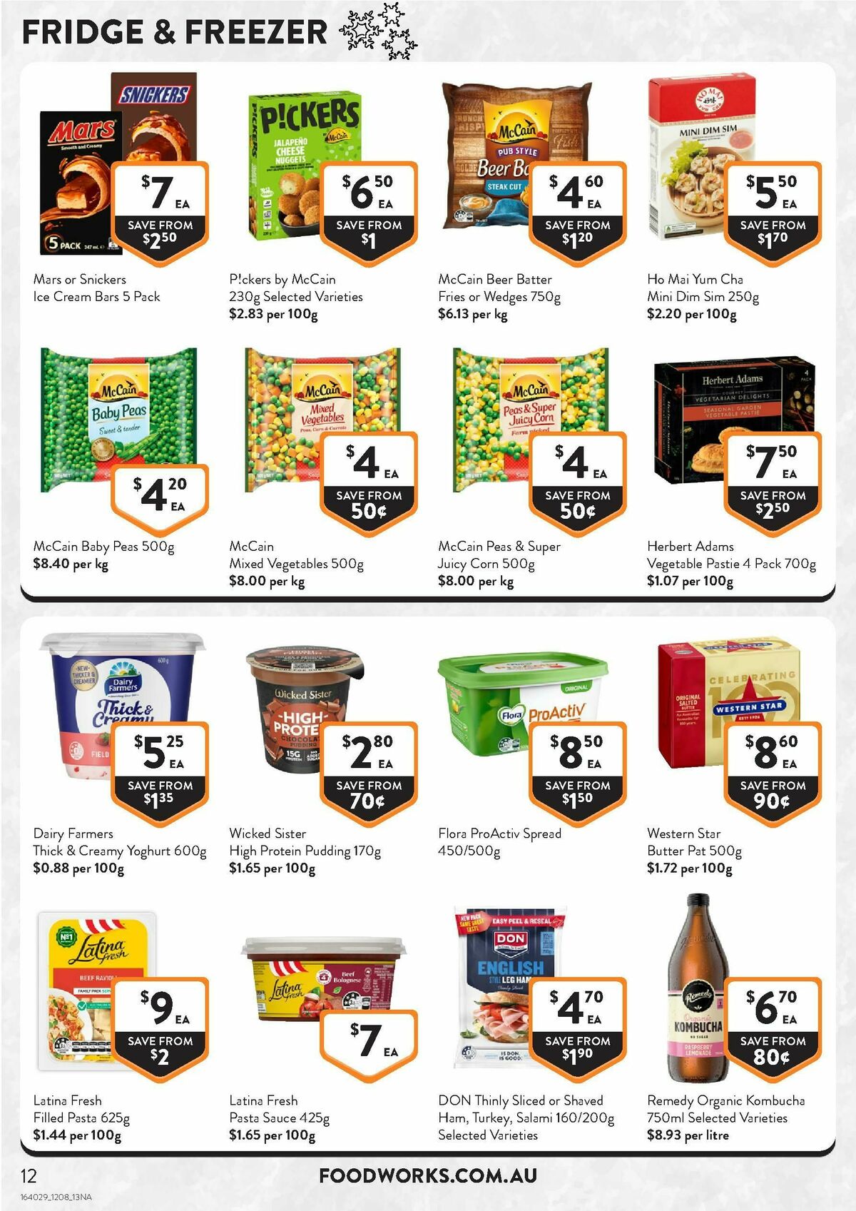FoodWorks Catalogues from 12 August