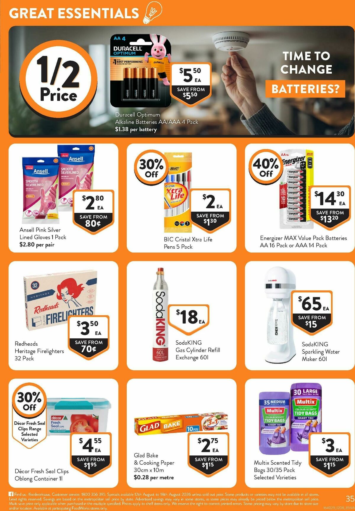 FoodWorks Supermarket Catalogues from 12 August