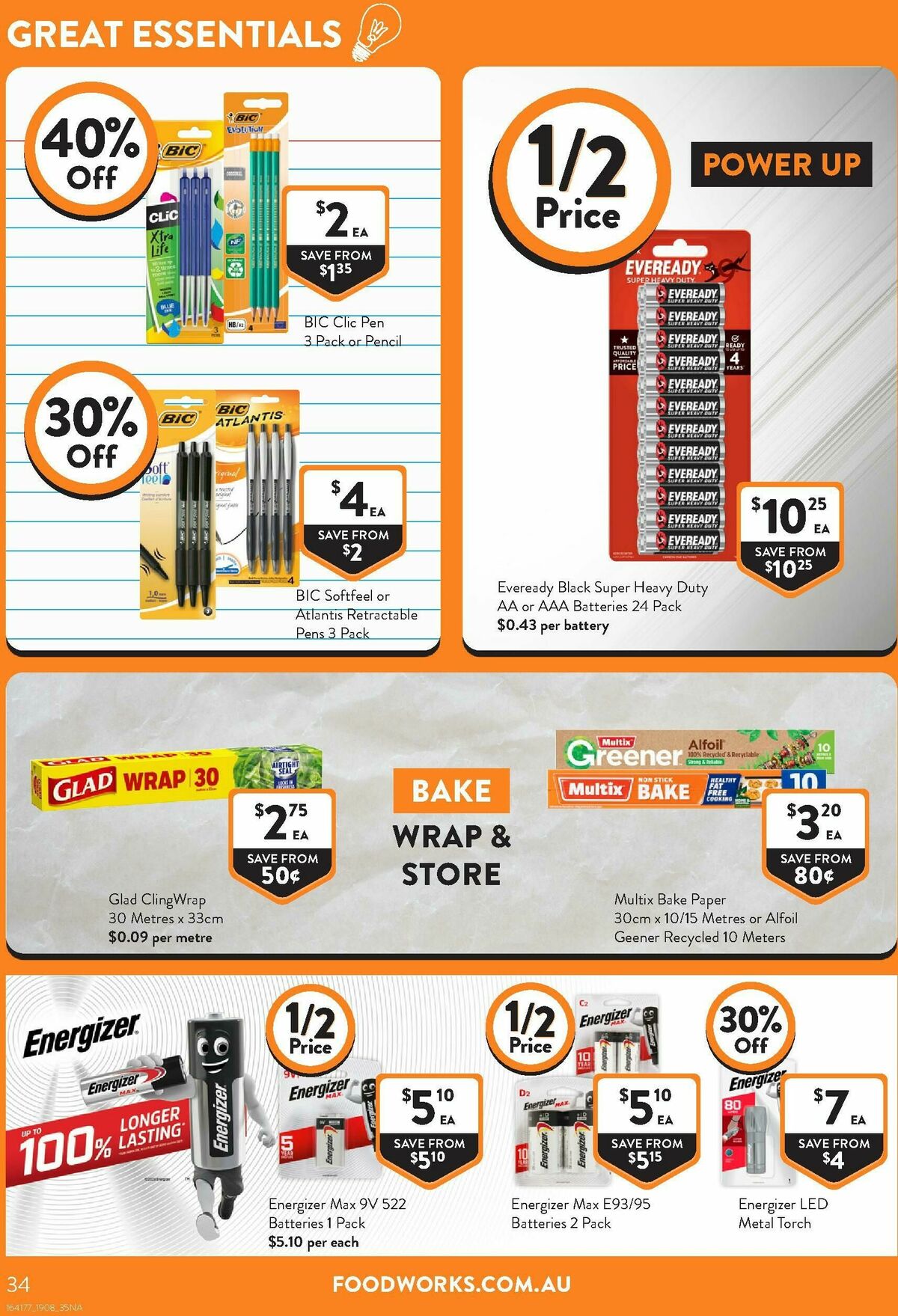 FoodWorks Supermarket Catalogues from 19 August